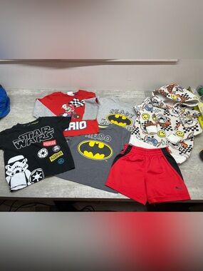 Mixed Brand Character Clothing Lot Toddler Boy 2T Multicolor 6pc Bundle